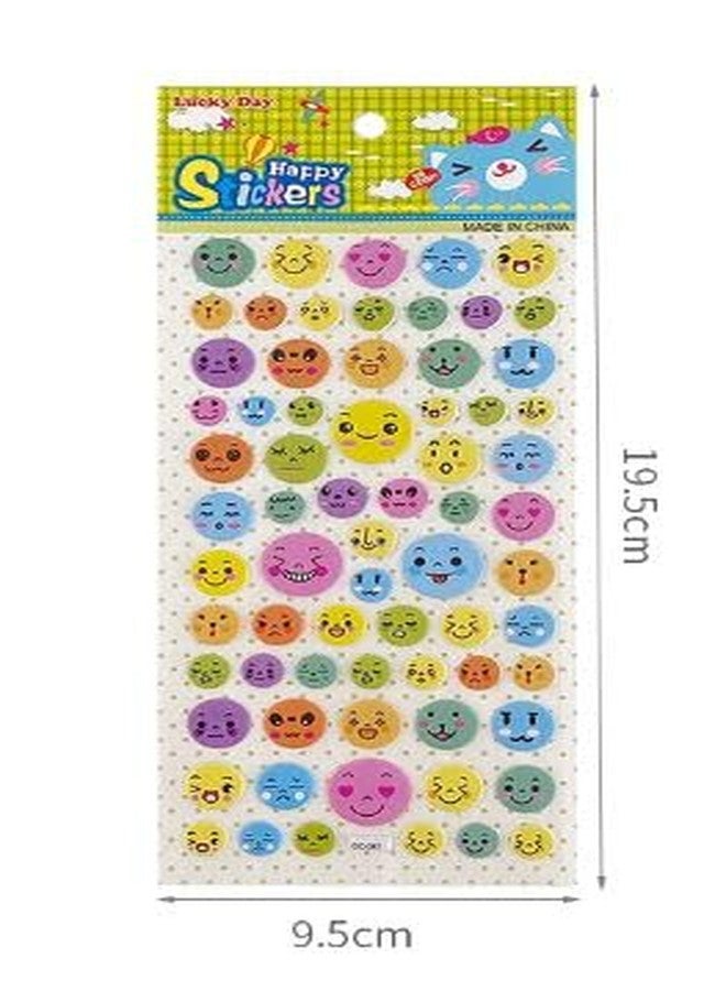 Gifting Square Paper 3D Reusable Self-Adhesive Sticker s For Kids Craft Decoration Diy Variety Pack For Scrapbooking Journal Including Animal,Hearts,Rainbow,Fish,Dinosaurs,Car Etc (10Sheets) - Image 3